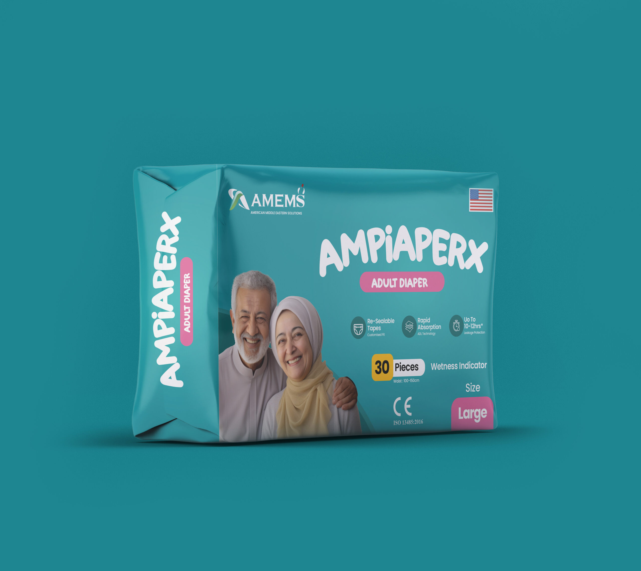 AMPIAPERX ADULT DIAPERS